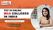 Top 10 online mca colleges in india 2024