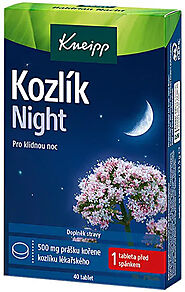 Kneipp Kozlík (Valerian) Night 40 tablets – My Dr. XM