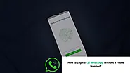 How to Login JT WhatsApp Without a Phone Number?