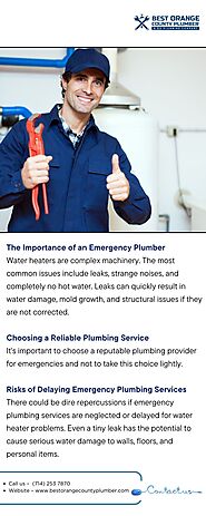 The Importance of an Emergency Plumber