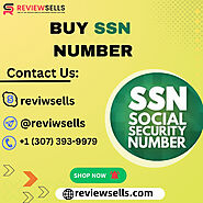 Buy SSN Number - 100% Fresh SSN with Real Driving License