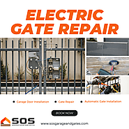 Fast & Reliable Electric Gate Repair – SOS GARAGE DOOR AND GATES – SOS GARAGE DOOR AND GATES