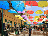 Experience Doha's Waterfront Mall Under a Canopy of Colours