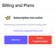 Register for a subscription to activate your account and begin creating a store.