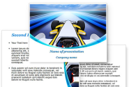 Formula One Bolide PowerPoint Template