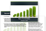 Growing Chart PowerPoint Template