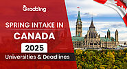 May/Spring Intake in Canada 2025 - Universities & Deadlines