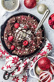 Keto Red Velvet Skillet Cookie 🍪 - Cast Iron Keto