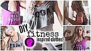 DIY Fitness Inspired Clothing | #fitnessfriday
