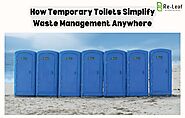 Portable Washrooms, Temporary Toilets, Toilets with Septic Tanks