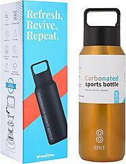 Buy Leak-Proof Carbonated Sports Bottle 20 oz - Gold – The Sint