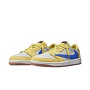 Travis Scott x Nike Air Jordan 1 Retro Low OG SP 'Canary' | HG India