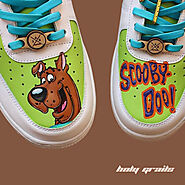 Buy Air Force 1 x Scooby Doo Series Themed Custom Kicks | HG India