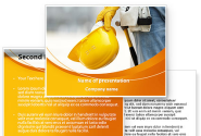 Construction Worker PowerPoint Template
