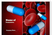 Medicine in Blood PowerPoint Template