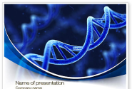 3D DNA PowerPoint Template