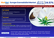 Europe Cannabidiol (CBD) market is projected to grow at a CAGR of around 24.57% by 2028 - MarkNtel