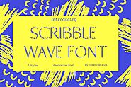 Scribble Wave Font Pack | Webfont & Desktop License