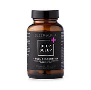 Sleep Support Aid. Natural sleep aid. Deep Sleep + Full Restoration. SleepAlpha – SLEEPALPHA™