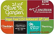 Vegan Food Restaurant Gift Card - Giant Offerz