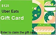 125 Uber Eats Gift Card - Giant Offerz