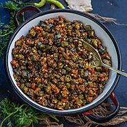 Bhindi Fry | New Mountain Village Edmonton AB