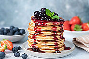 Berrylicious Fruity Pebbles Pancakes