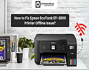 How to Fix Epson EcoTank ET-2800 Printer Offline Issue