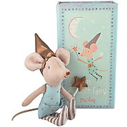 Maileg Tooth Fairy Mouse in Box, Blue