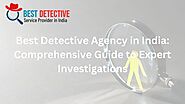 Best Detective Agency in India