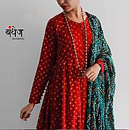 Bandhani Suits | Bandhej Suits Online | Bandhej.com
