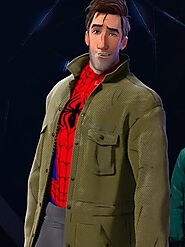 Jake Johnson Spider-Man: Across The Spider-Verse Green Coat