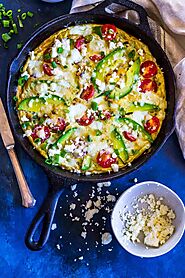 Keto Frittata with Avocado + Queso 🥘 - Cast Iron Keto