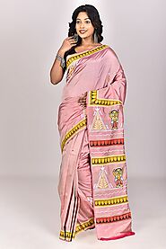 Pattachitra Pure Silk Sarees