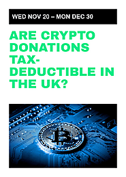 Are Crypto Donations Tax-Deductible in the UK?