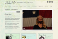 Lillian | WordPress Music Theme | Female Artists & Musicians