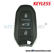 KEYLESS KEY PN 9840153280 3 button 433mhz NCF29A1M Hitag AES 4A chip for 2019-2023 Peugoet Citroen Opel (Board A3M15 ...