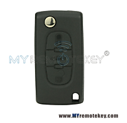 CE0536 Flip remote key for Citroen Peugeot 3 button 433mhz HU83 PCF7961 ASK FSK electronic circuit board