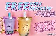 Miss Cheese Tea Cafe | Join Our Mailing List & Get a Free Boba Keychain When You Order Any of Our Boba Drinks