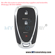 Smart key 3 button HYQ4AA 315mhz HYQ4EA 433mhz ID46 chip for 2016-2019 Chevrolet Equinox Spark Sonic