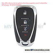 HYQ4AA 315mhz 13590472 / 13522875 smart key 4 button ID46 chip for Chevrolet Equinox 2018-2020 HYQ4EA 433mhz 13585720...