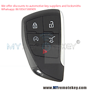 PN 13537970 Smart Key 5 button 434MHZ ID49 Chip for 2021-2022 Buick Envision FCC YG0G21TB2