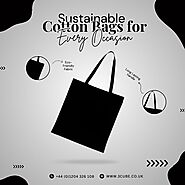 Eco-Friendly Promotional Cotton Bags UK | Sustainable Cotton Bags for Every Occasion