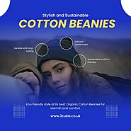 Stylish and Sustainable Organic Cotton Beanie Caps