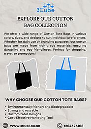 Eco-Friendly and Stylish Plain Cotton Bags – The Perfect Sustainable Choice