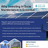Why Investing in Solar Maintenance is Essential