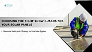 Choosing the Right Snow Guards for Your Solar Panels