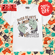 Burn Blunts Not Witches Halloween 2024 Shirt