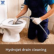 Hydrojet drain cleaning