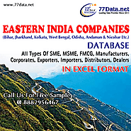 Top B2B Database provider in Eastern India- 77Data